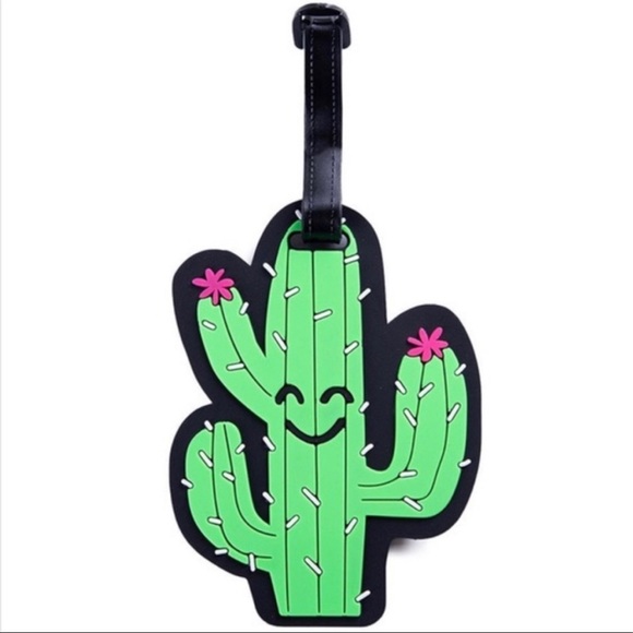 CACTUS BACKPACK / LUGGAGE TAG NWT - Picture 2 of 6